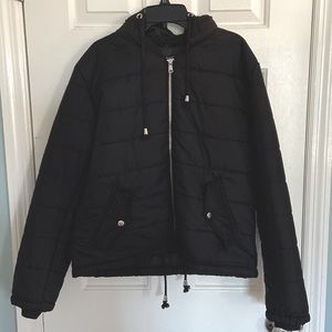 SOLD | Women's Cropped Puffer Jacket (Size XL)